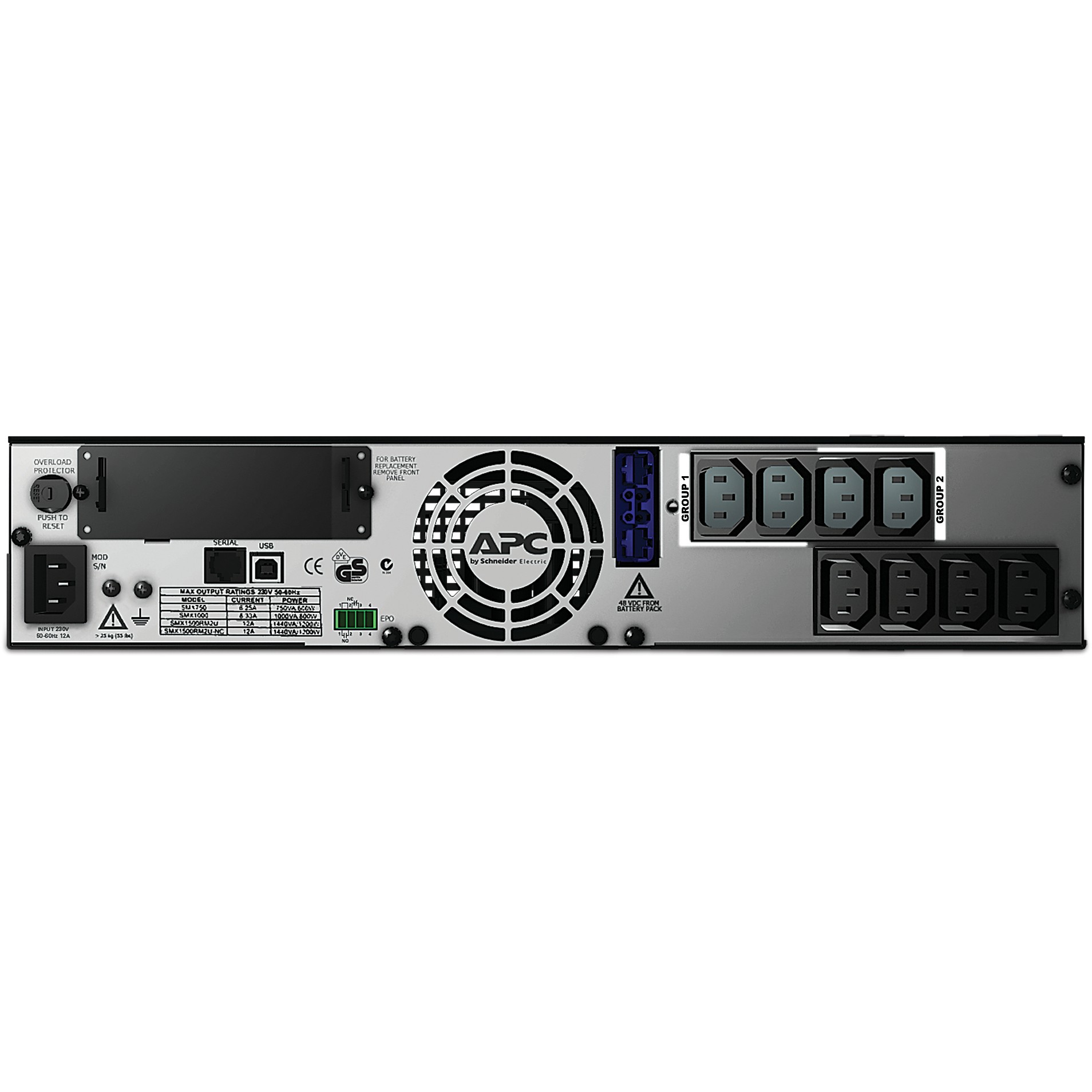 Rack UPS APC Smart‑UPS X Rack‑Tower / SMX1000I / 1000VA / 800W / 2U / Line Interactive - Figura 2