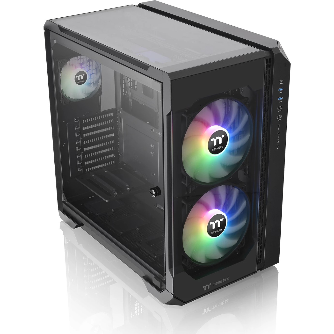 Kasë Thermaltake View 51 TG ARGB Tower - Zezë