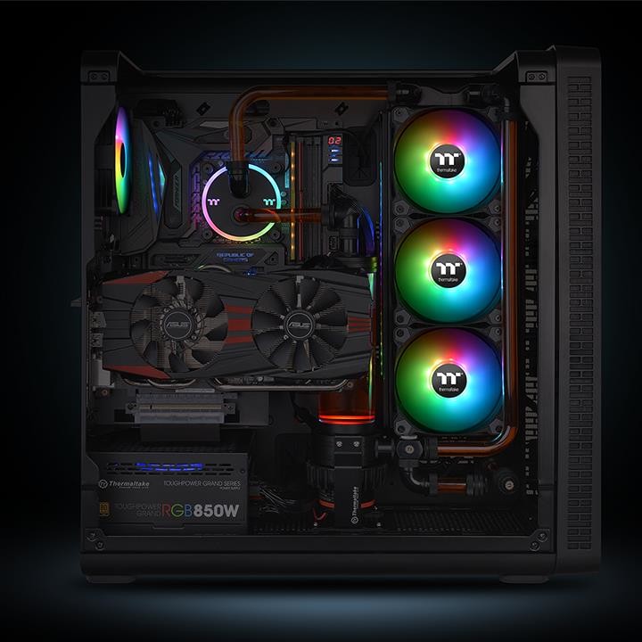 Ftohës për Kasë 120mm Thermaltake Pure 12 ARGB Sync 3 Copë - Figura 5
