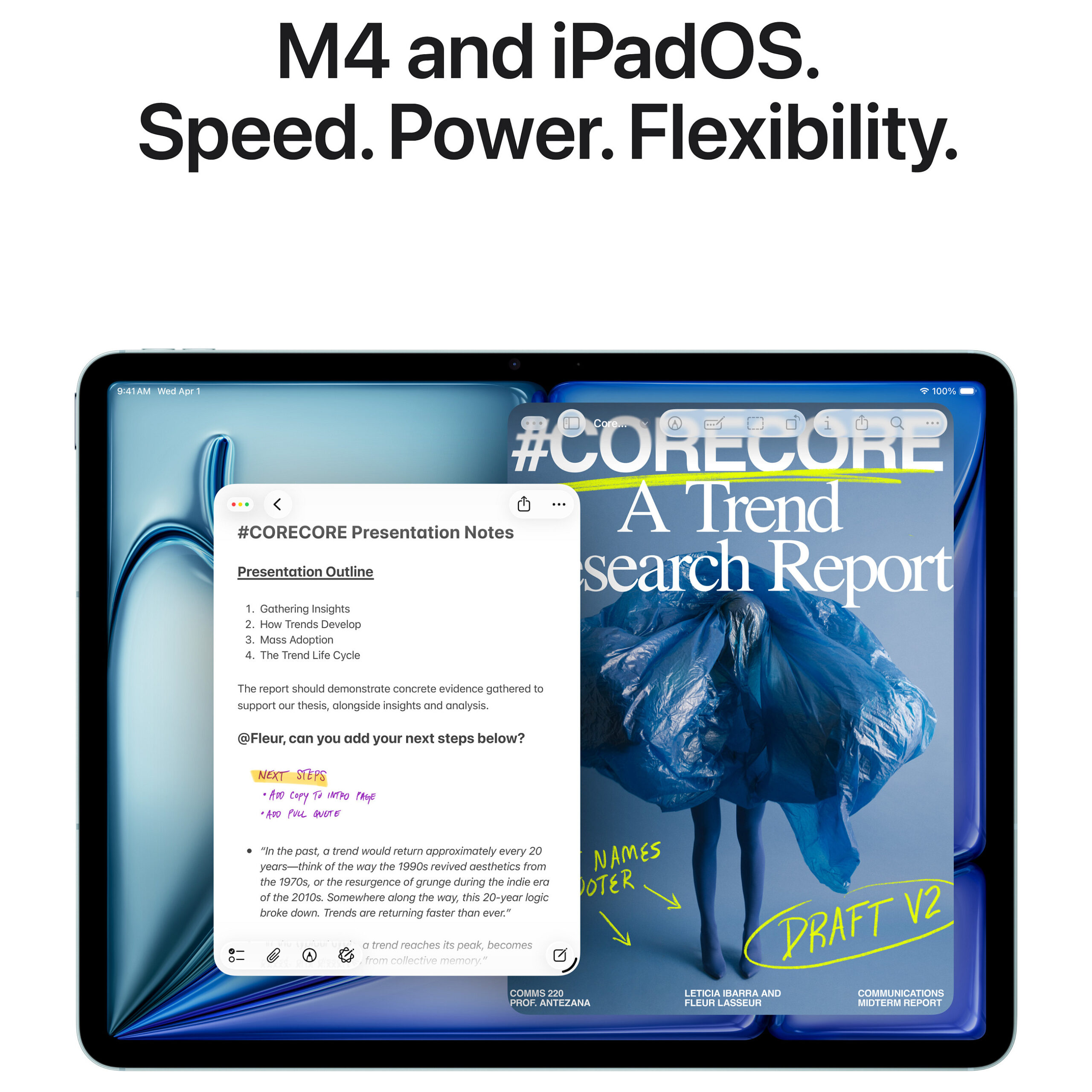 Apple iPad Air M4 13" / Wi‑Fi + Cellular / 512GB – Blue - Figura 4
