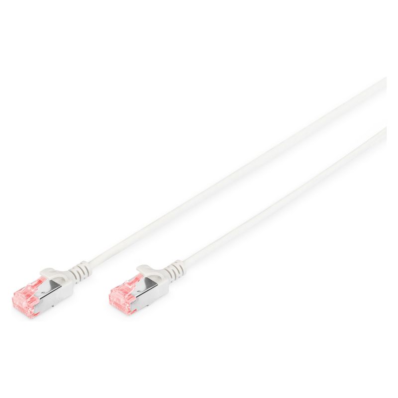 Kabllo për Rrjet DIGITUS Slim Cat6 U/FTP / 2.0m – Gri