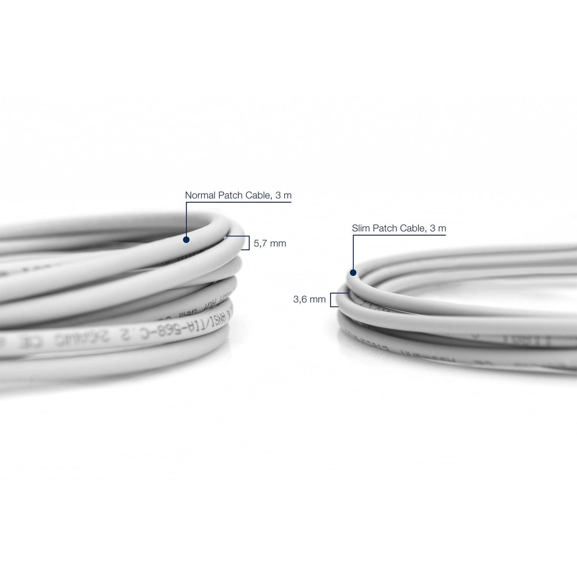 Kabllo për Rrjet DIGITUS CAT 6A U/FTP Slim / 10m – Gri - Figura 3