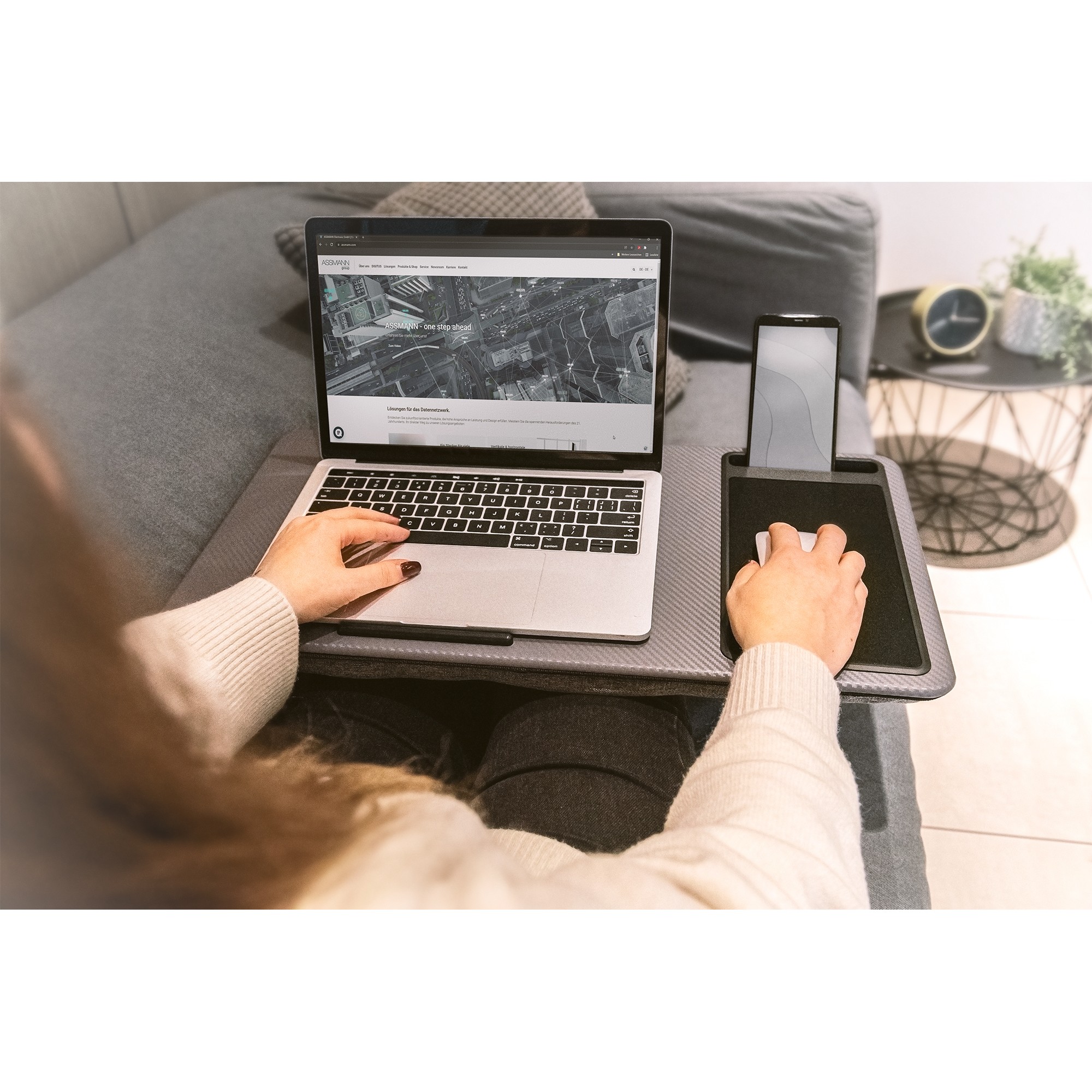 Mbajtëse për Laptop Notebook Desk up to 43.18cm 17 inch mobile slot mousepad - Figura 3