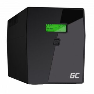 Green Cell UPS 1500VA / 900W – Line-Interactive UPS 230V with AVR, LCD & Surge Protection