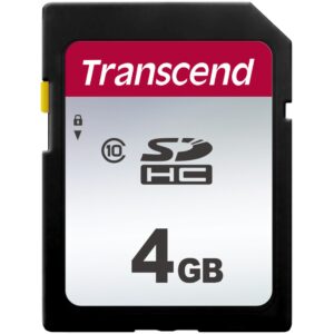 Kartë Memorie SD CARD 4GB Transcend 300S SDHC 95MB/s