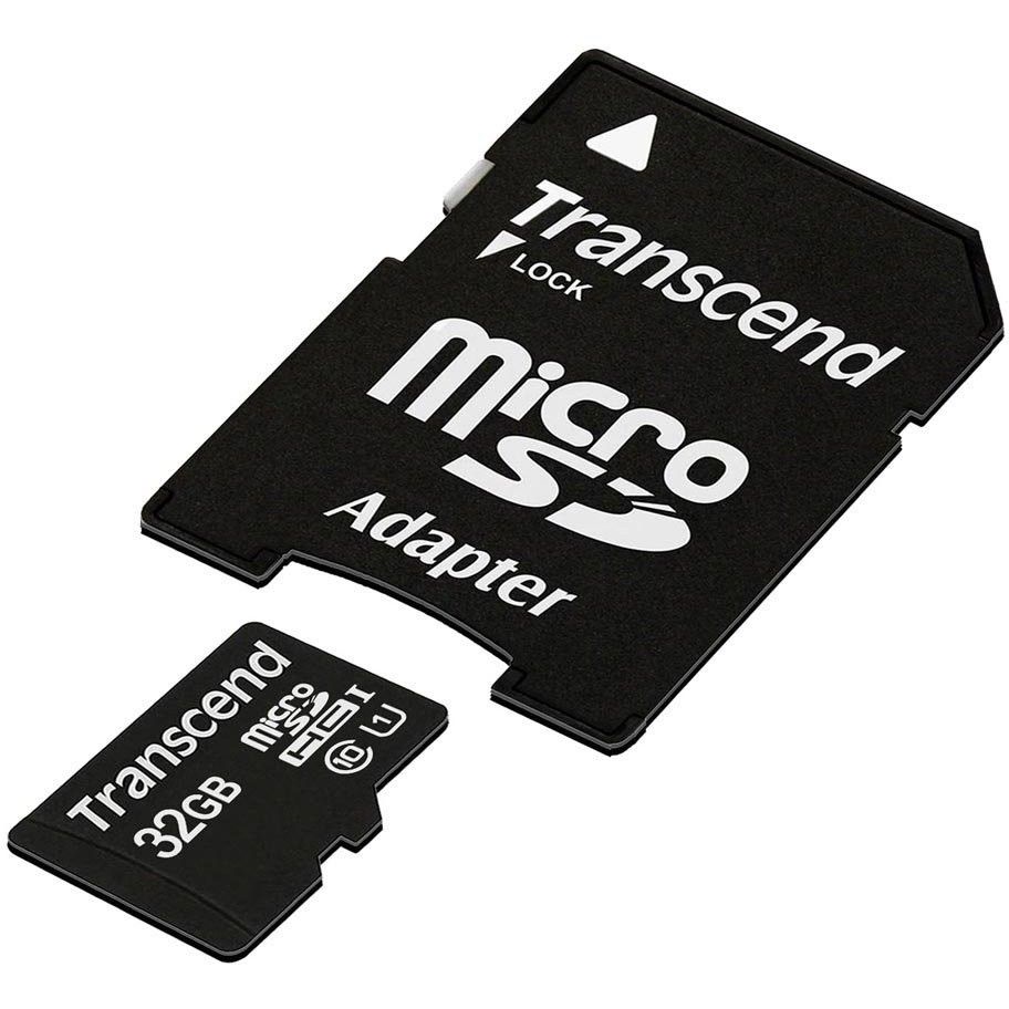 Kartë Memorie SD CARD 32GB Transcend Premium MicroSDHC 45MB/s +Adapter - Figura 2