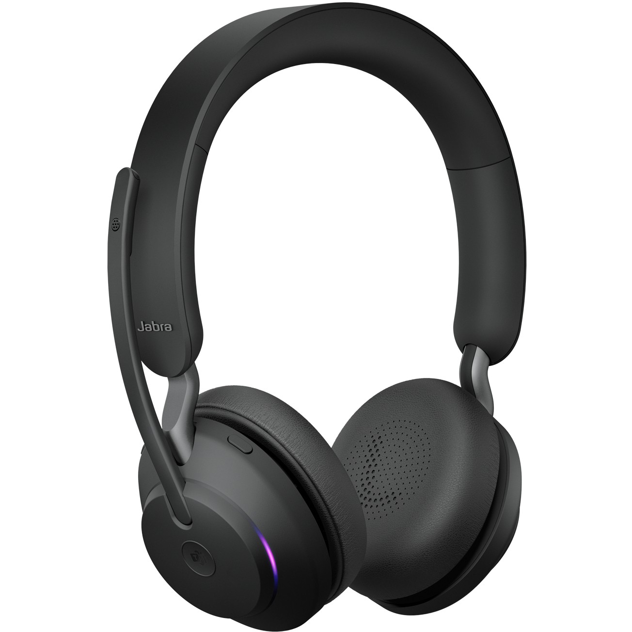 Kufje pa Kabllo Jabra Evolve2 65 Microsoft Teams Stereo with Charging Station / Link380a USB-A- Zezë - Figura 3