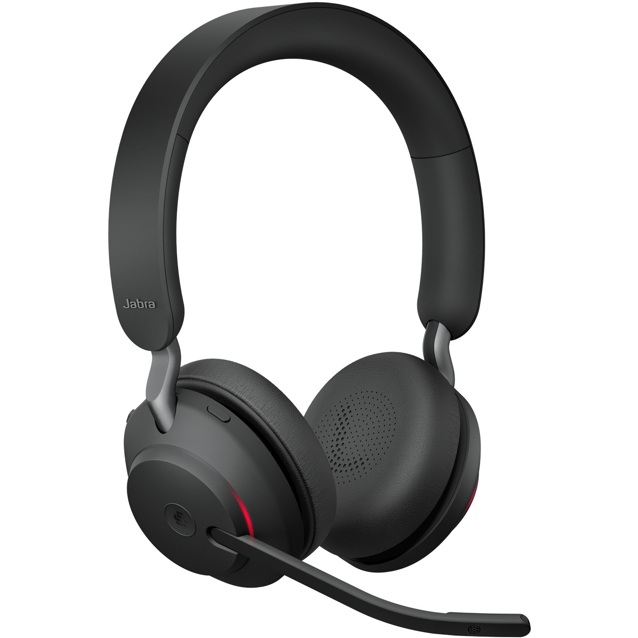 Kufje pa Kabllo Jabra Evolve2 65 Microsoft Teams Stereo with Charging Station / Link380a USB-A- Zezë - Figura 4
