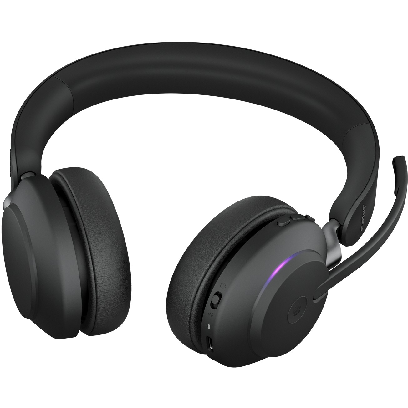 Kufje pa Kabllo Jabra Evolve2 65 Microsoft Teams Stereo with Charging Station / Link380a USB-A- Zezë - Figura 5
