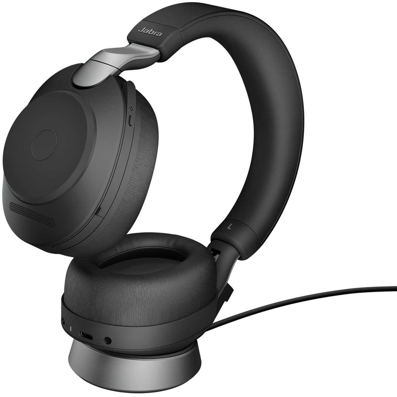 Kufje pa Kabllo Jabra Evolve2 85 / UC / Stereo / Link380c USB-C / Charging Stand - Zezë - Figura 2
