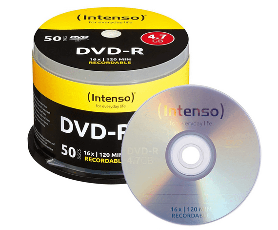 CD Intenso / DVR-R / 1x-16x / 4.7GB / High Quality