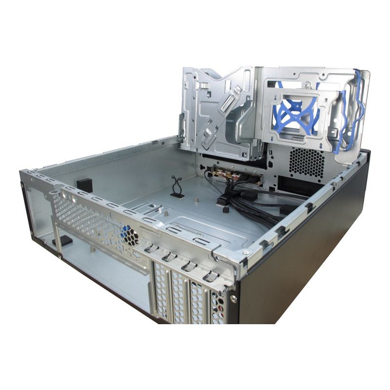 Kasë Mini Inter-Tech IT-502 Desktop - Zezë - Figura 4