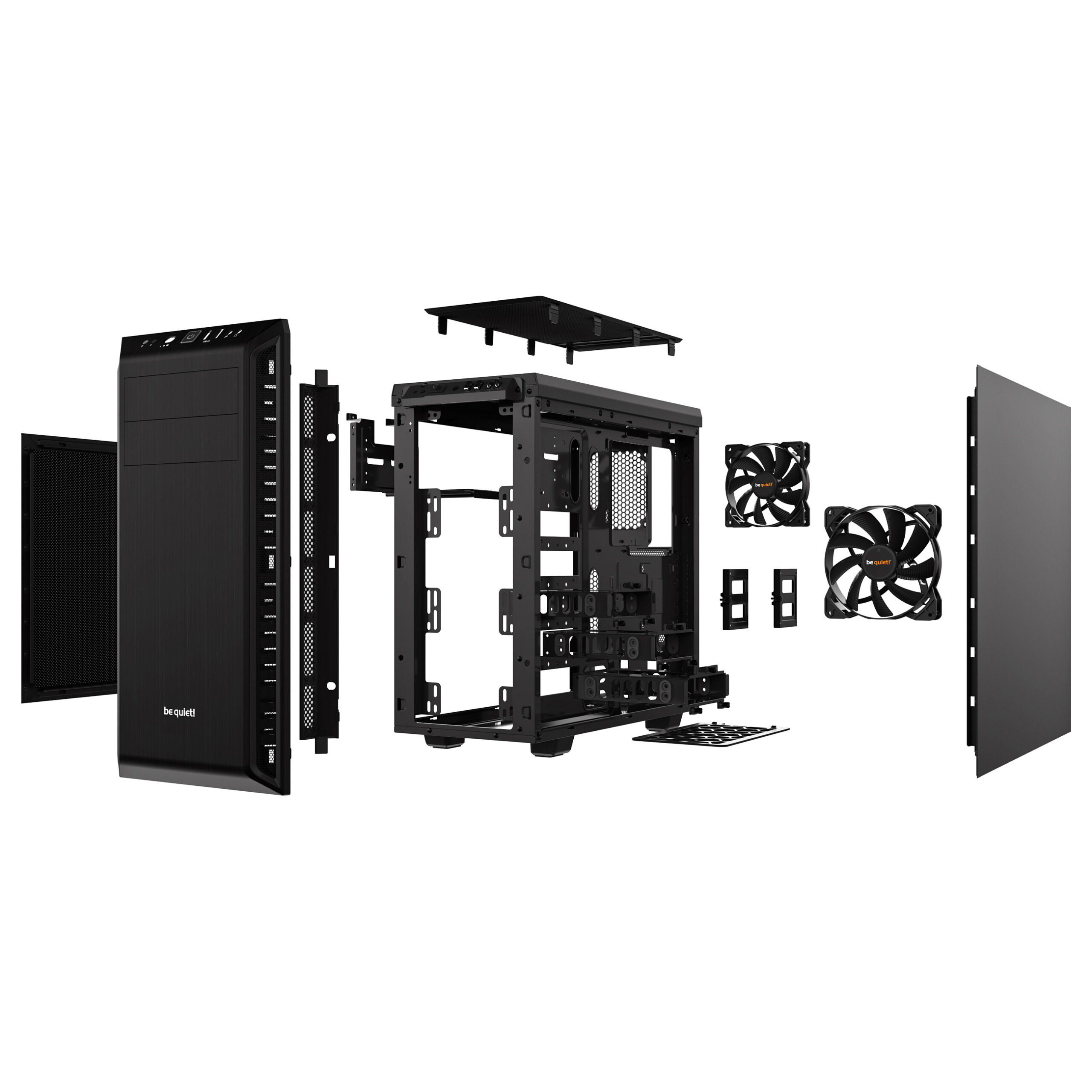 Kasë Midi Tower be quiet! Pure Base 600 – Zezë - Figura 5