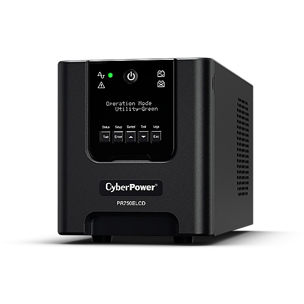 CyberPower PR750ELCD 750VA/675W Line-Interactive UPS Pure Sine Wave LCD USB 6x IEC AVR Tower 230V