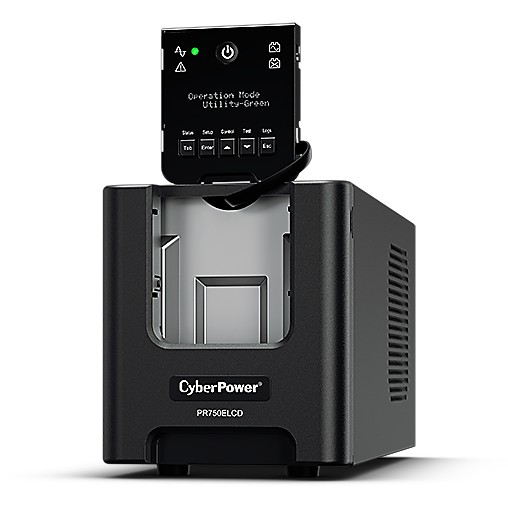 CyberPower PR750ELCD 750VA/675W Line-Interactive UPS Pure Sine Wave LCD USB 6x IEC AVR Tower 230V - Figura 2