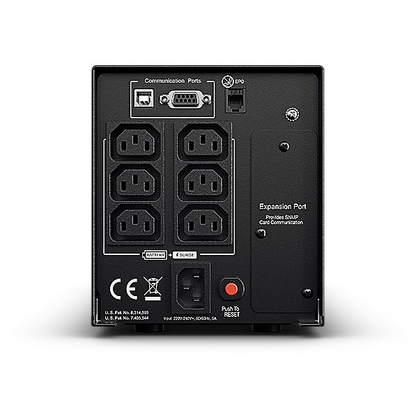 CyberPower PR750ELCD 750VA/675W Line-Interactive UPS Pure Sine Wave LCD USB 6x IEC AVR Tower 230V - Figura 4