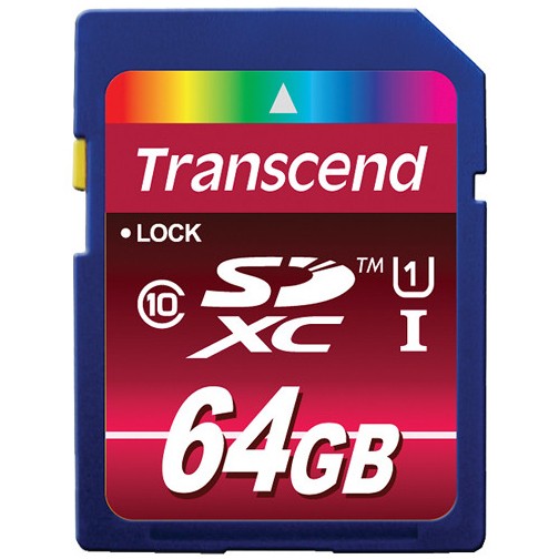 Kartë Memorie SD CARD 64GB Transcend SDXC CLASS10 UHS-I CARD - Figura 2