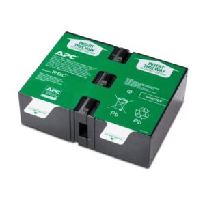 APC APCRBC124 UPS Replacement Battery Cartridge #124 – Original VRLA Battery Pack for APC Smart-UPS