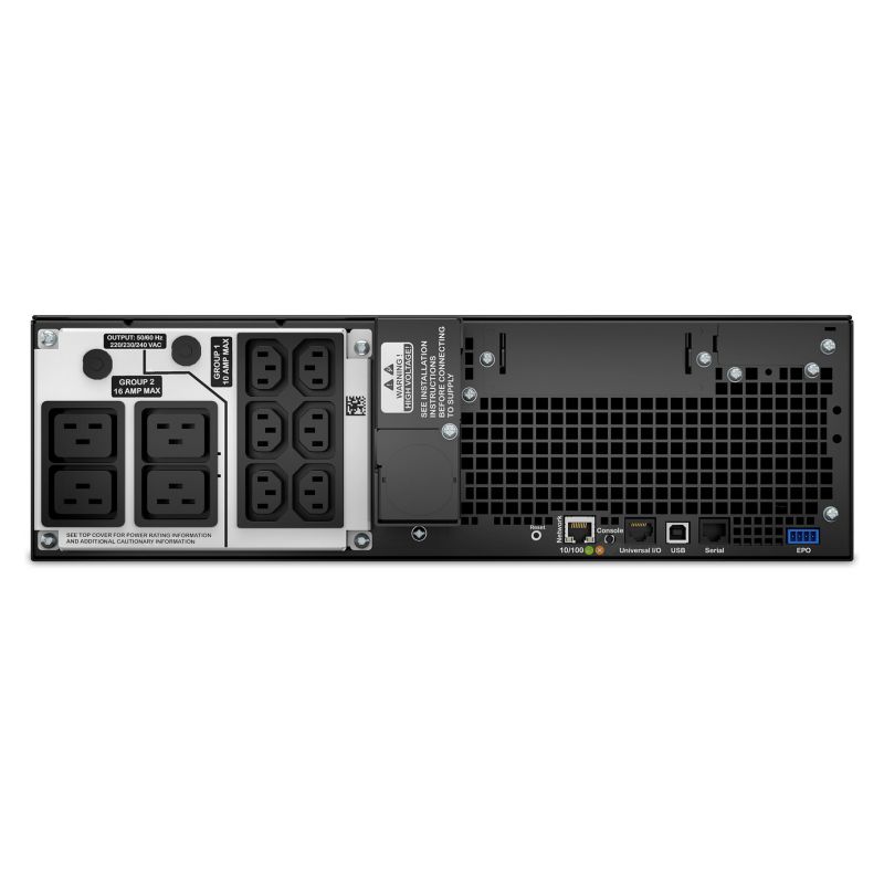 APC SRT5KRMXLI Smart-UPS SRT 5000VA / 4500W Rack UPS 3U – Online Double Conversion with Network Management Card - Figura 4