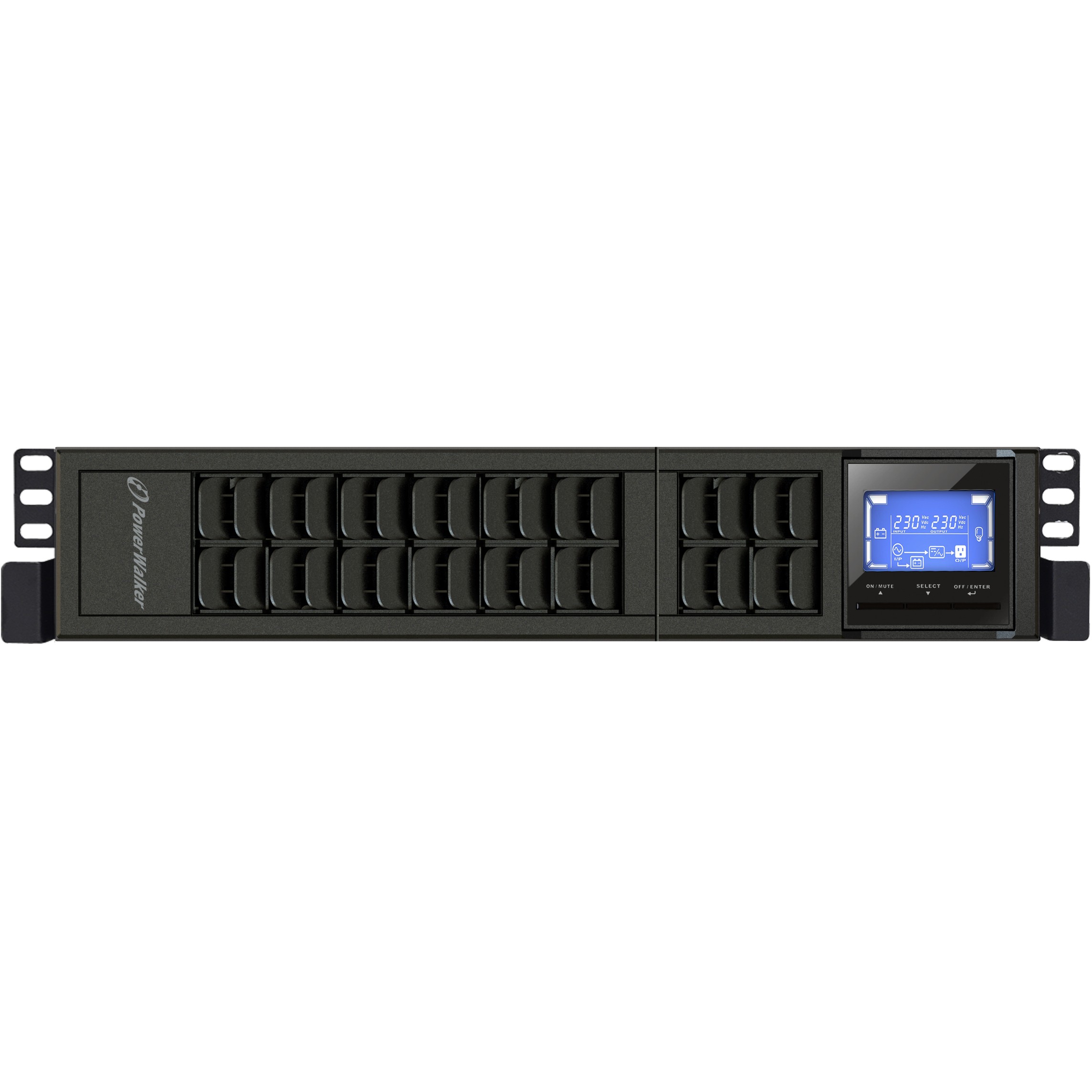BlueWalker PowerWalker VFI 2000CRM – 2000VA Online Double-Conversion UPS Rack 2U with Pure Sine Wave (230V) - Figura 2