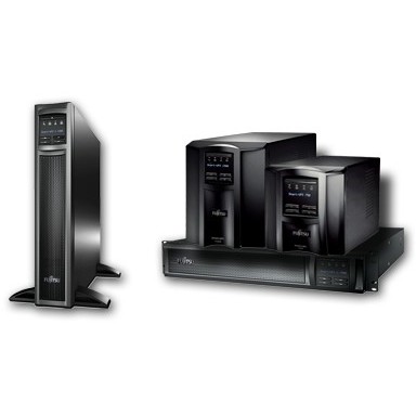 Fujitsu Smart-UPS FJT1500I (APC SMT1500I OEM) – 1500VA / 1000W Line-Interactive UPS with LCD, AVR & Pure Sine Wave (Tower, 230V)