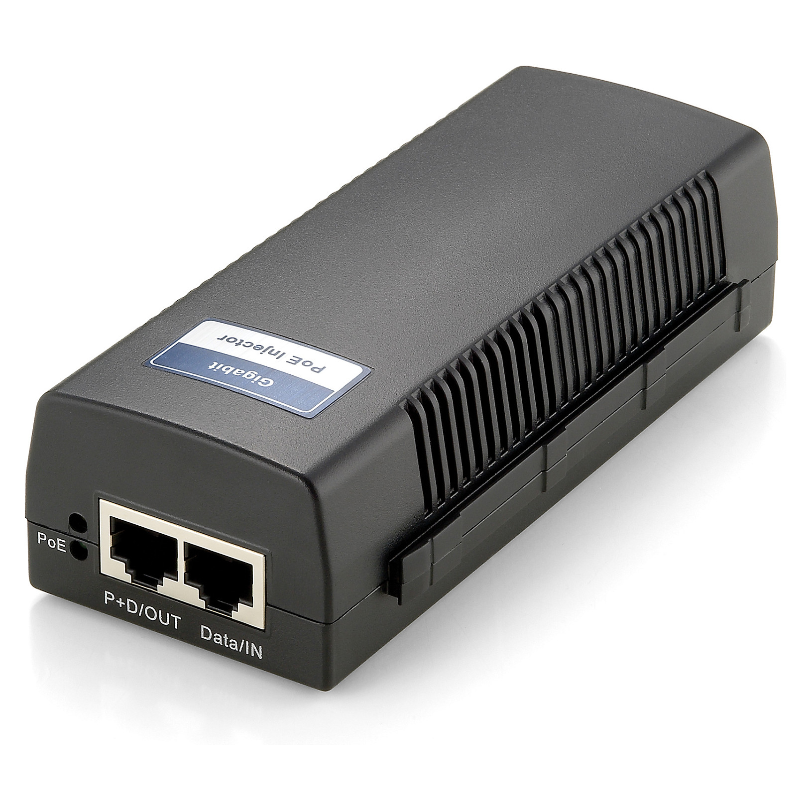 LevelOne POI-3000 Gigabit PoE Injector 802.3af/at 30W me 6kV Surge Protection High Power