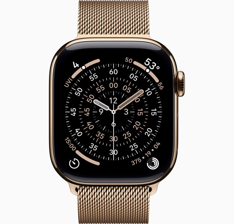 Apple Watch Series 11 / 42mm / Cellular / Titanium Gold Case with Gold Milanese Loop Band - Figura 2