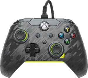 Kontroller për Xbox PDP Wired Controller Electric Carbon for Xbox Series X