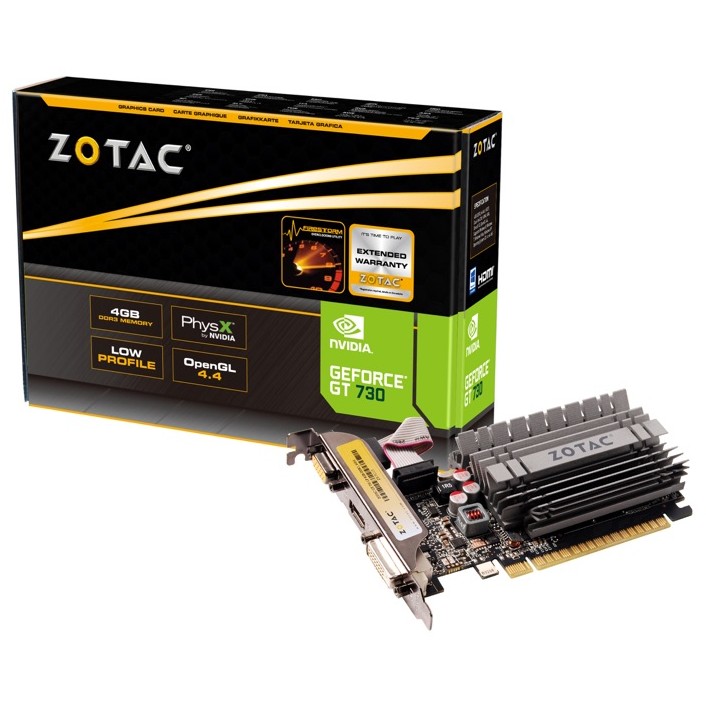 Kartelë grafike NVIDIA GeForce GT 730 4GB DDR3 Zotac LP - Figura 3