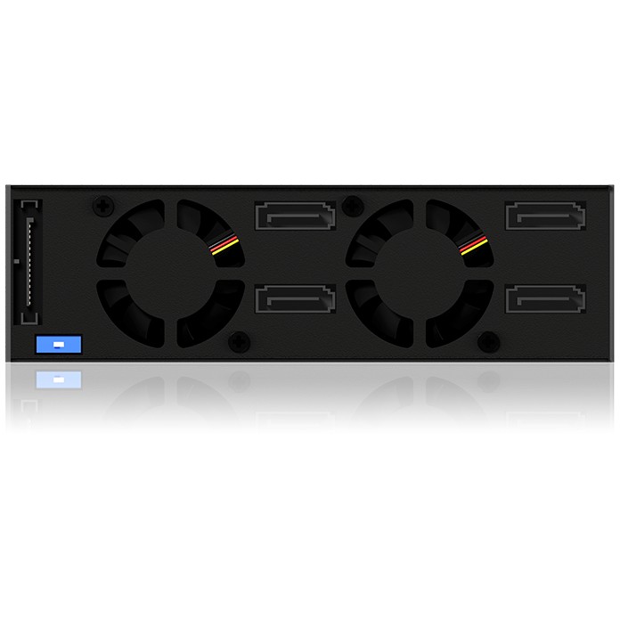 Docking Station ICY BOX IB-2240SSK Backplane f. 4x e zezë - Figura 3