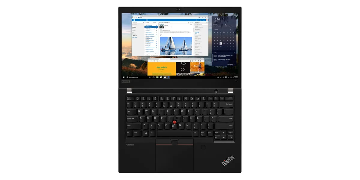 Laptop Lenovo ThinkPad T14 / Core i5-10310U / 16GB DDR4 / 512GB / 14" Full HD Touchscreen / Intel UHD Graphics / LTE / DE - e zezë - Figura 3