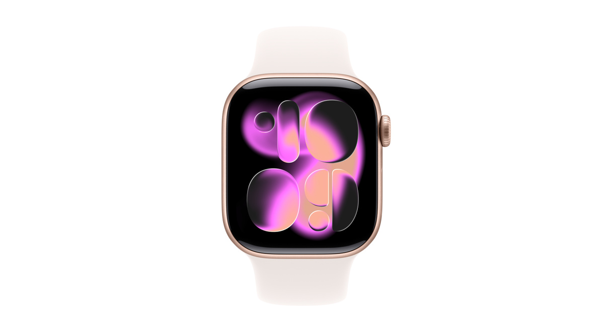Apple Watch Series 11 Aluminium Cellular 42mm Rose Gold with Light Blush Sport Band 64GB - M/L - Figura 2