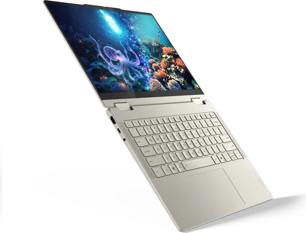 Laptop Lenovo Yoga 7i 2-in-1 / Ultra 5 226V / 16GB LPDDR5x / 1TB / 14" WUXGA OLED 60Hz / Arc Graphics 130V / DE - Gri - Figura 3