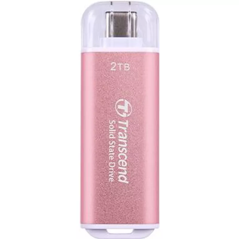 SSD e Jashtme Transcend ESD300 - 2 TB - extern (tragbar) - USB 3.2 Gen 2x1 (USB-C ) - Rosy Pink