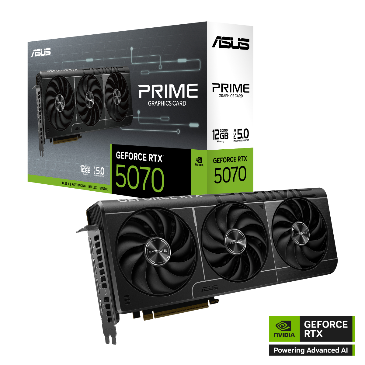 Kartelë Grafike RTX 5070 12GB ASUS Prime GDDR7