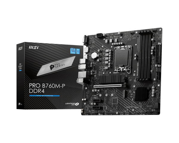 Motherboard MSI PRO B760M-P / 1700 / Micro ATX / DDR4