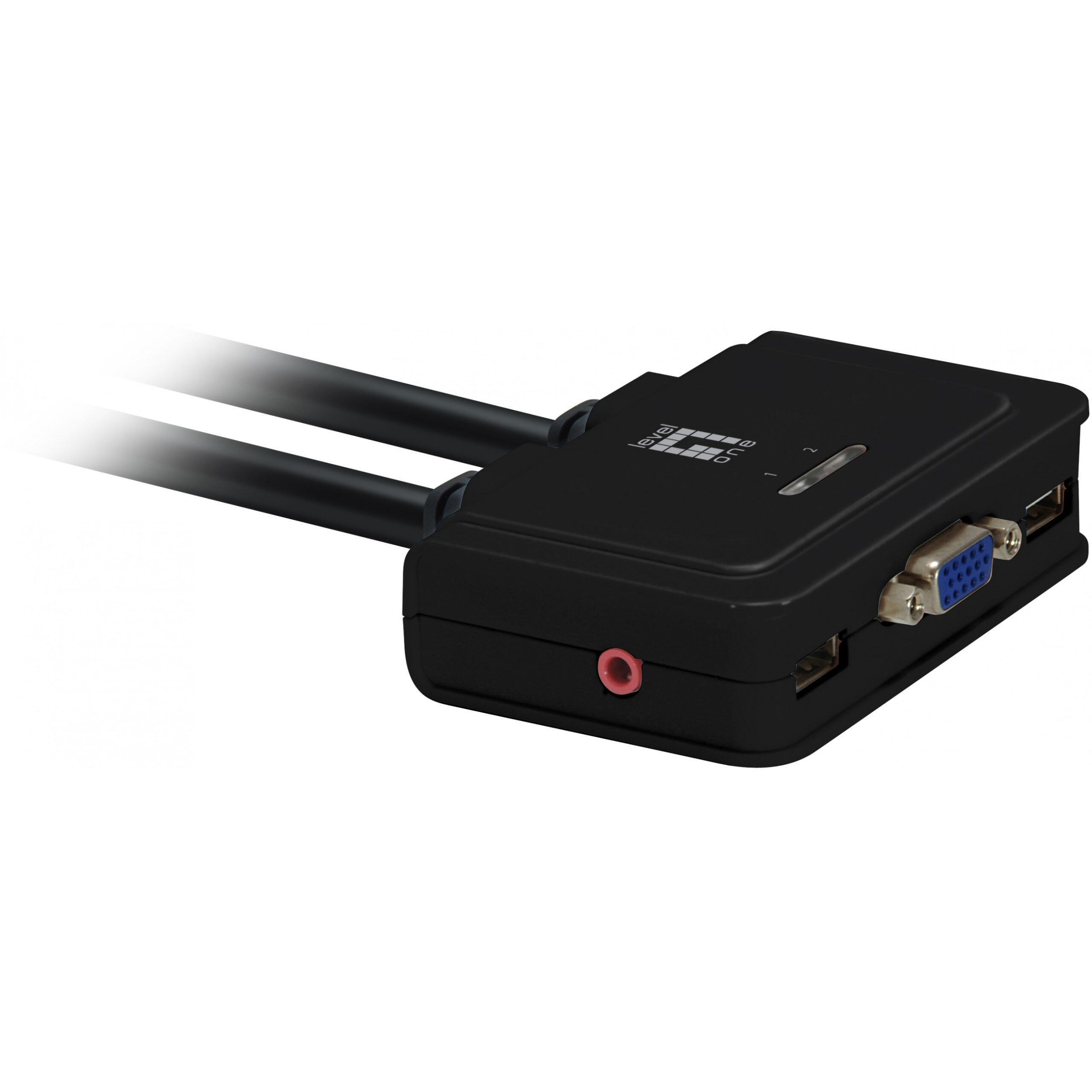 LevelOne KVM Switch / 2x USB + Audio - Figura 2
