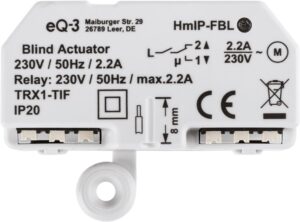 Homematic IP Jalousieaktor – Unterputz