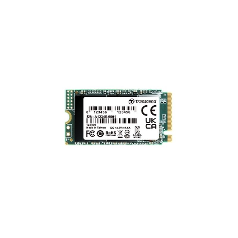 SSD të Brendshme TRANSCEND 1TB M.2 2242PCIe Gen3x4 NVMe 3D TLC DRAM-less