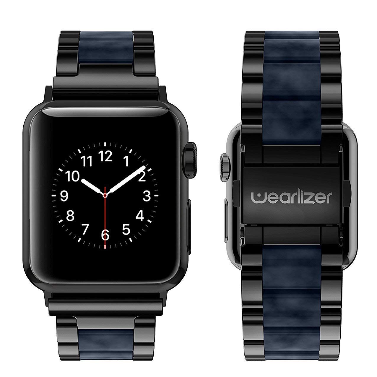 Premium Plus Band for Apple Watch 42/44/45/46/49mm – Gri / Blu