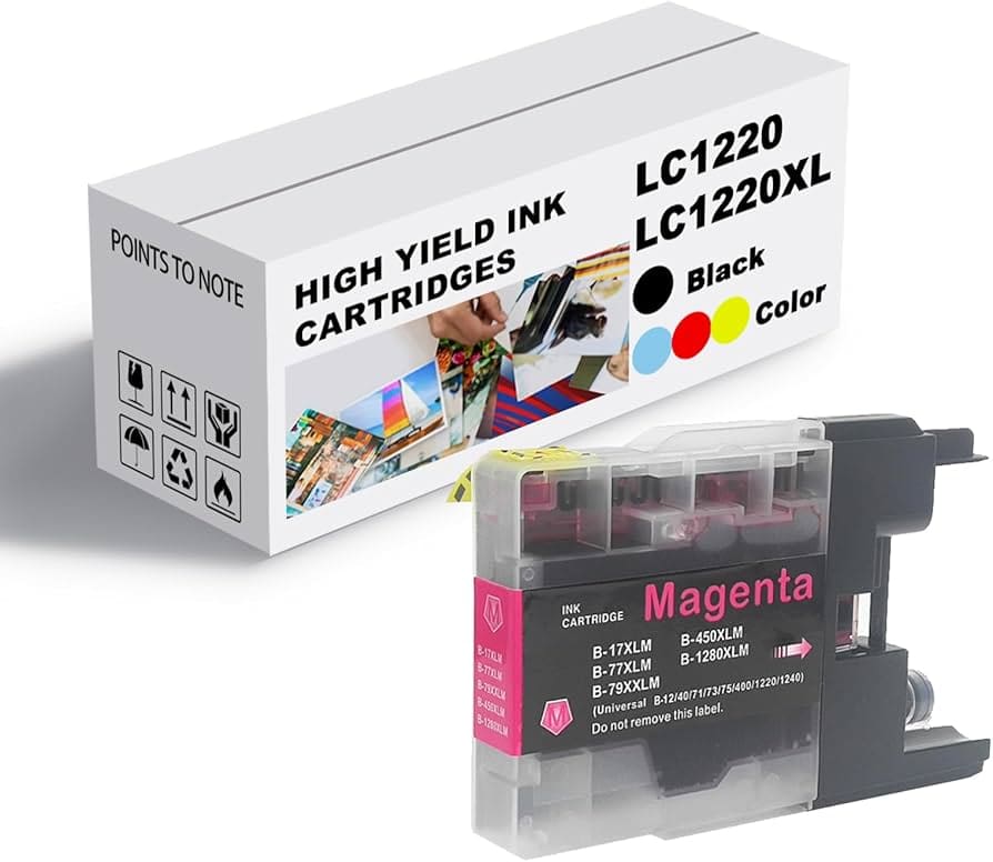 Cartridge Brother LC1220/1240 / Magenta / Compatible - Figura 2