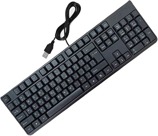 Tastierë DELL KB-218 / USB / Me kabëll / E zezë - Figura 2