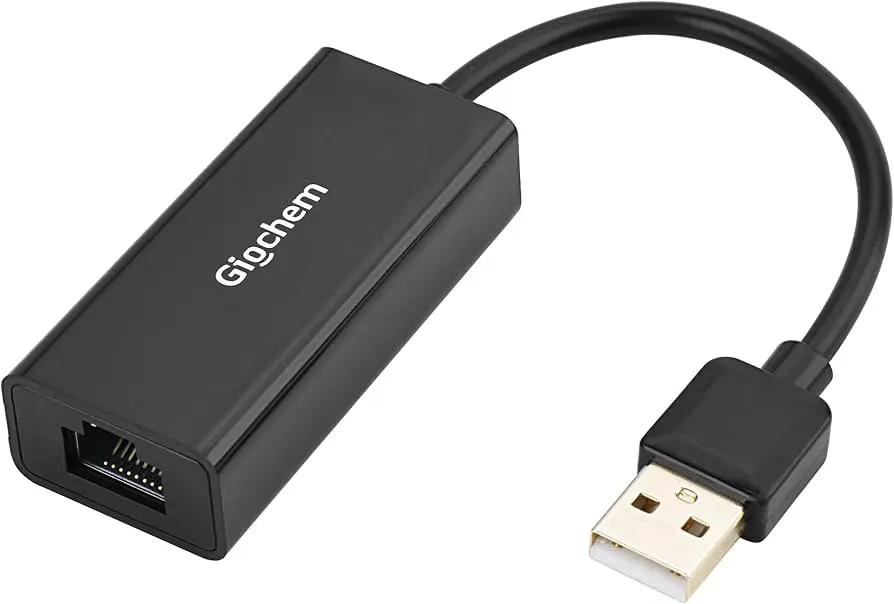 Konvertues USB 2.0 në Fast Ethernet (RJ45) / 1xUSB2.0 Type-A Male / 1xRJ45 Female / 10/100Mbps / 15cm / I zi