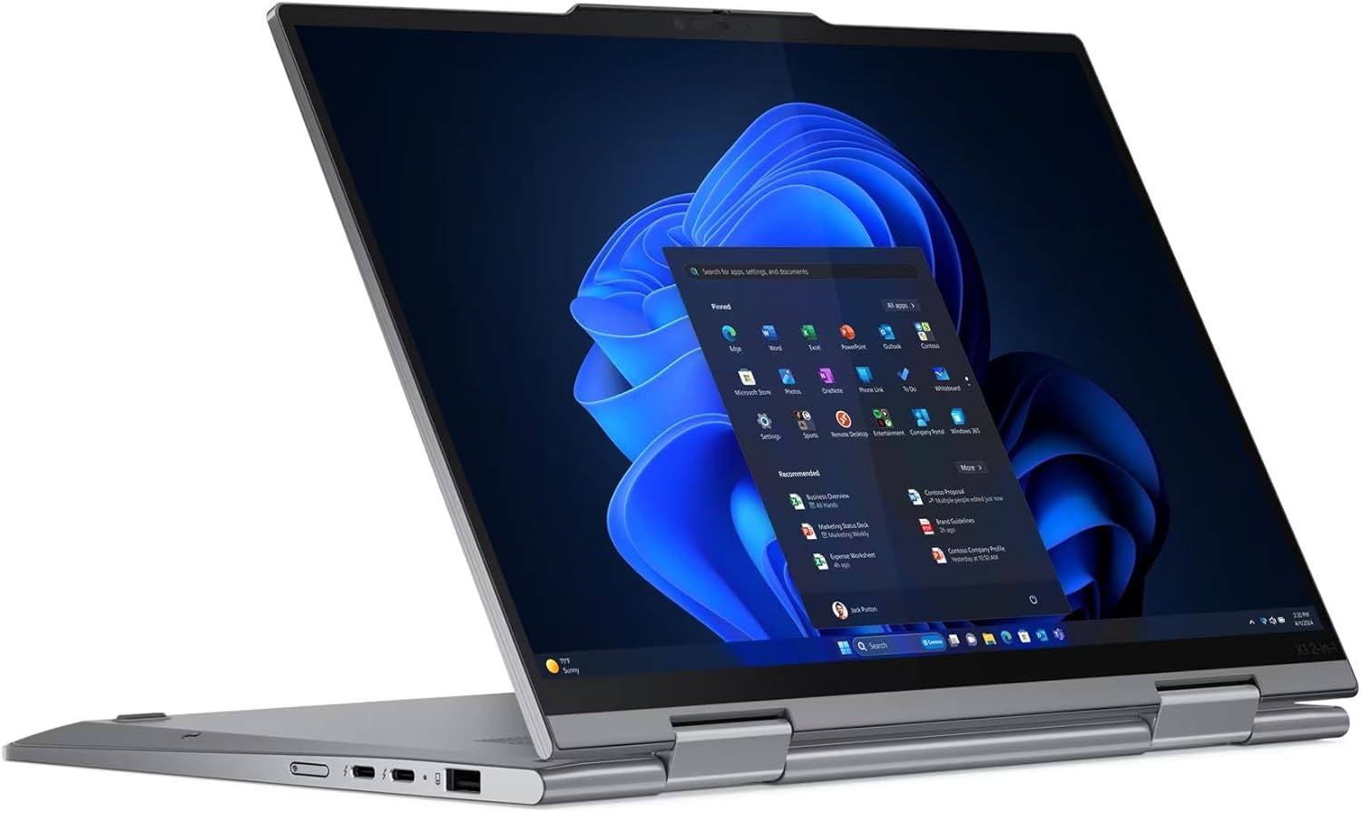 Laptop Lenovo ThinkPad X1 2-in-1 G9 / Ultra 5 135U / 32GB LPDDR5x / 512GB / 14" WUXGA IPS Touch 60Hz / Intel Graphics / DE - Gri - Figura 2