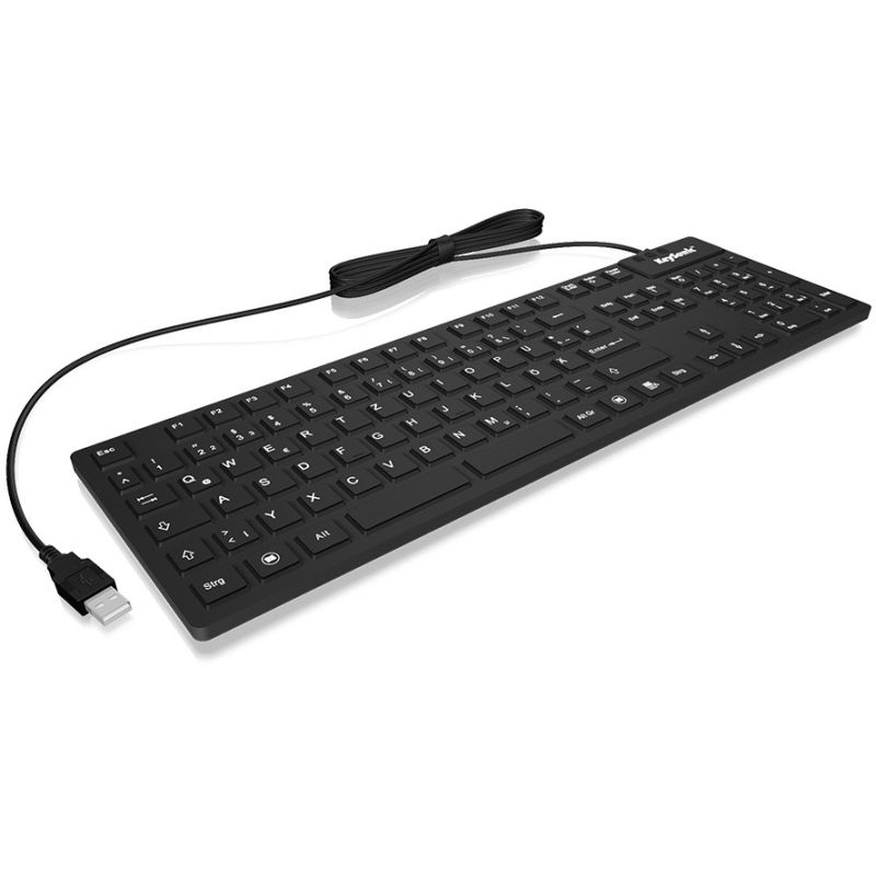 Tastierë me kabllo KeySonic KSK-8030 / USB - Zezë - Figura 2