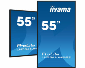 Ekran Prezantues iiyama LH5541UHS-B2 / 55″/ 4K Ultra HD LCD / 60Hz / 8ms / HDMI + DVI + VGA + USB - Zezë