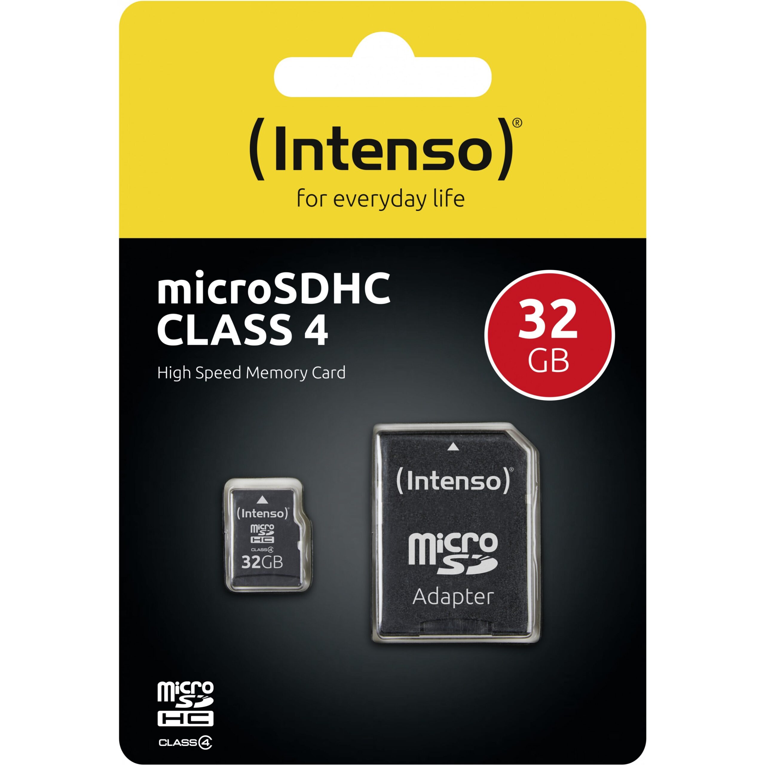 Kartë Memorie SD CARD MicroHC 32GB Intenso C4 21MB/s inkl.SD Adapter - Figura 4