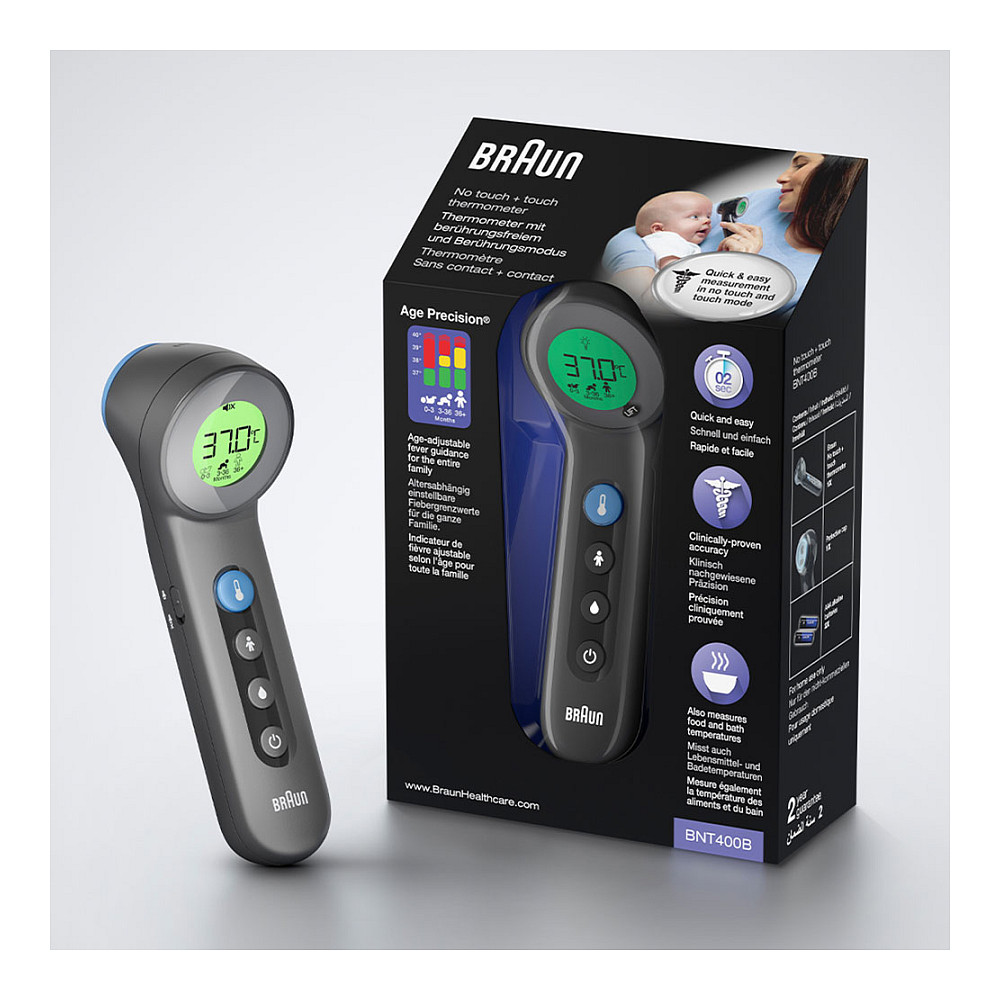 Termometër Braun BNT 400 BK - Gri - Figura 3
