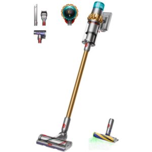 Dyson V15 Detect Absolute / Cordless Stick Vacuum Cleaner - Yellow/Nickel