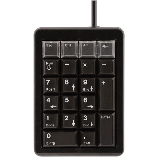 Tastierë me kabllo Cherry G84-4700 LUCDE-2 USB e zezë